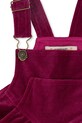 Παιδικό παντελόνι Konges Sløjd BARBARA OVERALL μπορντό KS103687.9BYA