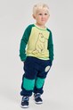 Reima spodnie dresowe niemowlęce Moomin Lustig dzianina granatowy 5200447A.9BYA