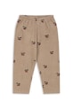Konges Sløjd pantaloni copii TAVI FLEECE PANTS GRS KS103623.9BYA bej AW25