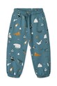 Liewood spodnie dresowe bawełniane dziecięce Arlo Printed Sweatpants wzorzyste niebieski LW20074.9BYA