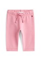 Хлопковые штаны для младенцев Tommy Hilfiger хлопок розовый KN0KN02073.9BYA
