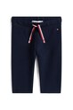 Tommy Hilfiger spodnie bawełniane niemowlęce bawełna granatowy KN0KN02073.9BYA