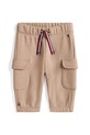 Tommy Hilfiger spodnie dresowe niemowlęce dzianina brązowy KN0KN02113.9BYA