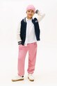 Детские спортивные штаны Tommy Hilfiger KS0KS00662.128.176.9BYA розовый