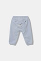 United Colors of Benetton spodnie dresowe niemowlęce 3MDSAF029.W.seasonal niebieski AW25