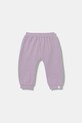 United Colors of Benetton pantaloni de trening pentru bebeluși tricotaj violet 3MDSAF02C.W.seasonal