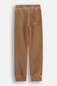 Coccodrillo spodnie dresowe dziecięce ZC5120104YBJ brązowy AW25