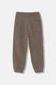 United Colors of Benetton spodnie dresowe dziecięce 3EB5CF05L.G.Season.9BYA brązowy AW25