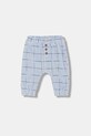 United Colors of Benetton spodnie niemowlęce drobny wzór niebieski 3EOAAF02I.W.Seasonal