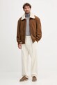Памучен панталон BOSS BECKHAM X BOSS 50554875 бежов AW25