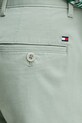 Tommy Hilfiger chino kalhoty pánské bavlněné s elastanem béžová MW0MW40262