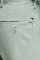 Tommy Hilfiger chino kalhoty pánské bavlněné s elastanem béžová MW0MW40262