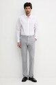 Calvin Klein spodnie LV040EM633 szary AW25