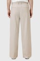 Kalhoty s příměsí vlny AllSaints GALLOW M022QC béžová