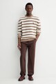 Nohavice Tommy Jeans DM0DM22001 hnedá AW25