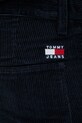 Tommy Jeans pantaloni in velluto a coste blu navy DM0DM22242