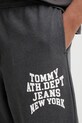 Tommy Jeans pantaloni de trening din bumbac gri DM0DM22083