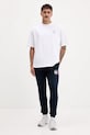 Bombažen spodnji del trenirke Tommy Jeans DM0DM22094 mornarsko modra AW25