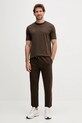 Karl Lagerfeld spodnie dresowe 554908.705013 brązowy AW25