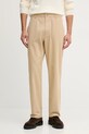 Bavlněné kalhoty United Colors of Benetton látka béžová 4QHDUF05N
