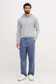 United Colors of Benetton spodnie bawełniane 4QHDUF05N niebieski AW25