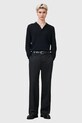 Nohavice AllSaints TANNER látka čierna M026TC