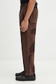 Бавовняні штани by Parra Detached 54440 коричневий AW25