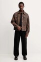 Guess Jeans spodnie bawełniane M5YB67.WHFR1 czarny AW25