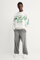 Bavlnené rifle adidas Originals Denim TP JW5920 sivá AW25