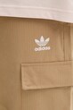 Βαμβακερό παντελόνι adidas Originals Essentials μπεζ JX3912