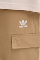 Βαμβακερό παντελόνι adidas Originals Essentials μπεζ JX3912
