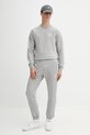 Памучен спортен панталон adidas Originals Essentials JY6271 сив AW25