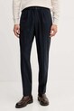 PS Paul Smith spodnie z elastanem granatowy M2R.801Y.T22481