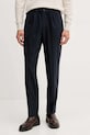 PS Paul Smith spodnie z elastanem granatowy M2R.801Y.T22481