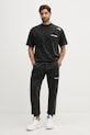 PLEIN SPORT pantaloni de trening din bumbac FAEC.MJT2647.SJY001N negru AW25