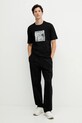 Armani Exchange spodnie dresowe XM001890.AF10818 czarny AW25