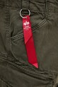 Bombažne hlače Alpha Industries zelena 258204.136