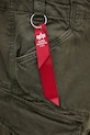 Alpha Industries spodnie bawełniane zielony 258204.136