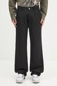 Sky High Farm spodnie Carpenter pants Planet friendly czarny SHF07P002