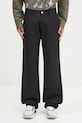 Sky High Farm pantaloni Carpenter pants dritto nero SHF07P002