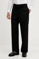Just Cavalli spodnie z elastanem czarny 79OAA117.N0463