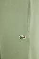 Lacoste spodnie dresowe bawełniane zielony XH9833
