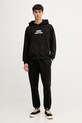 Памучен спортен панталон Kenzo FE65PA8254MF черен AW25