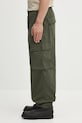 Βαμβακερό παντελόνι Carhartt WIP Kade Cargo I035564.2ZXGD πράσινο AW25
