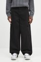 Carhartt WIP spodnie bawełniane Kade Cargo gładkie brązowy I035564.89GD