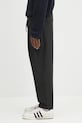 Μάλλινο παντελόνι Drôle de Monsieur Le Pantalon Cropped Flanelle H.BP167.WV008 γκρί AW25
