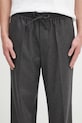Μάλλινο παντελόνι Drôle de Monsieur Le Pantalon ...lastiquE Flanelle γκρί H.BP191.WV008