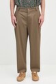 Drôle de Monsieur spodnie Le Pantalon Cropped Twill z elastanem beżowy H.BP155.CO214