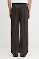 Odzież Drôle de Monsieur spodnie z dodatkiem wełny Le Pantalon Pinstripes I.BP165.WO040 brązowy