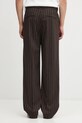 Odzież Drôle de Monsieur spodnie z dodatkiem wełny Le Pantalon Pinstripes I.BP165.WO040 brązowy